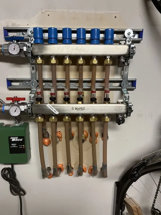 Plumber performing Leak Detection at a residential property in San Bernardino